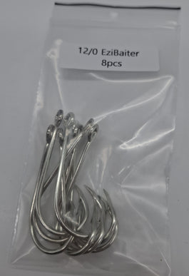 Ez Baiter Circle Hooks 12/0  (Pack of 8)