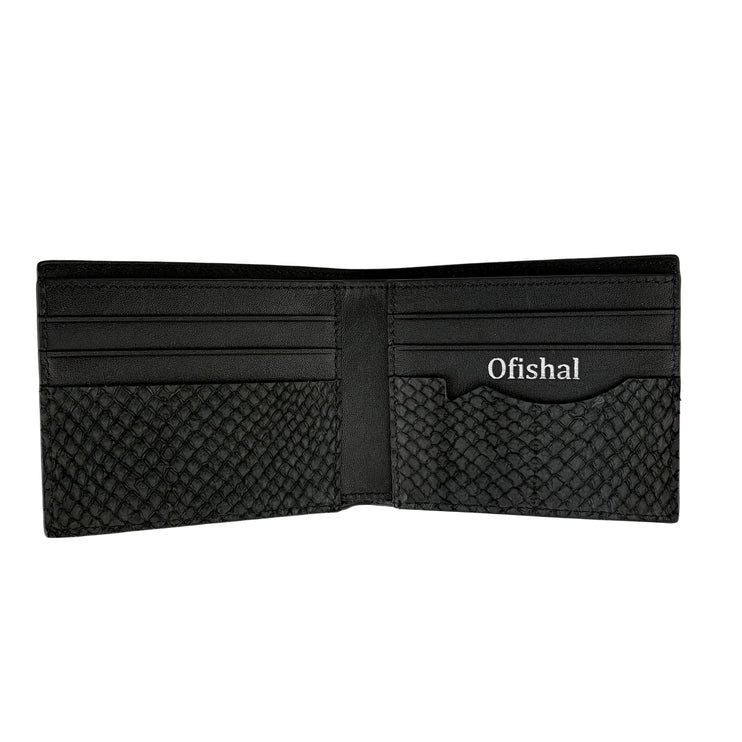 Fish Leather Bifold Wallet
