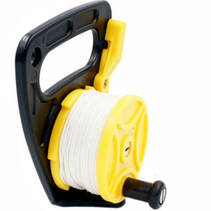 46M Diving Retractable Reel Tangle Free White Line