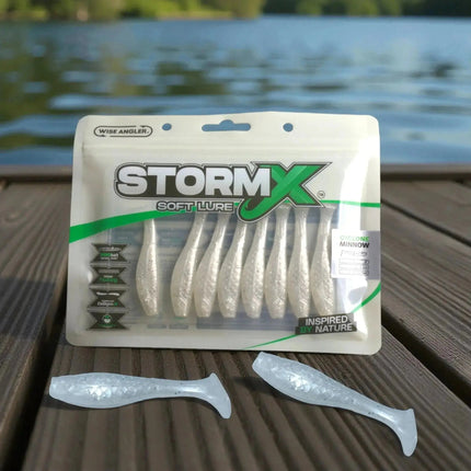 StormX™ Cyclone Minnow 3" Soft Lure — Tommy Pearl