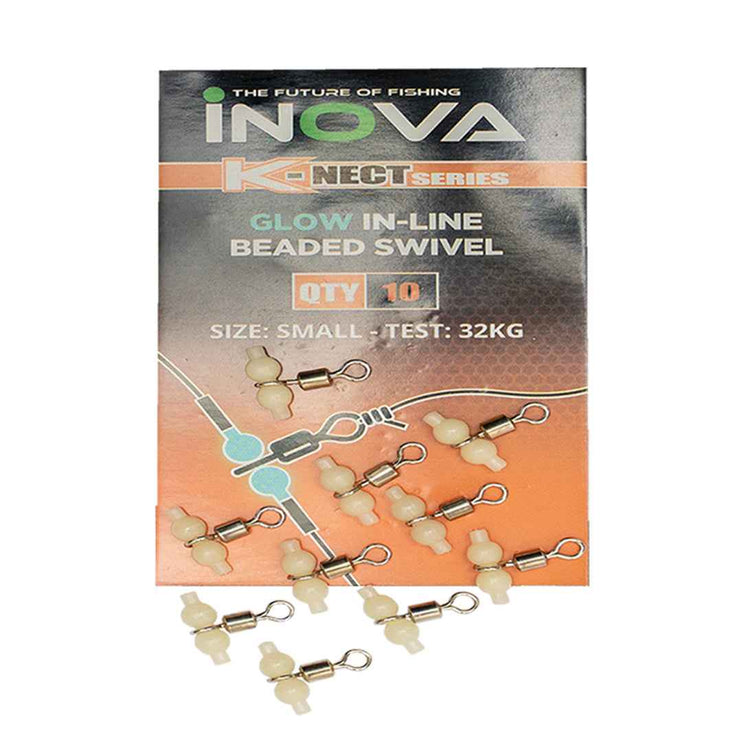 INOVA Glow In-Line Beaded Swivel