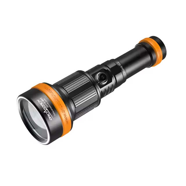 OrcaTorch ZD710 Zoomable Dive Torch – 150m Waterproof, 21700 USB-C Rechargeable Light