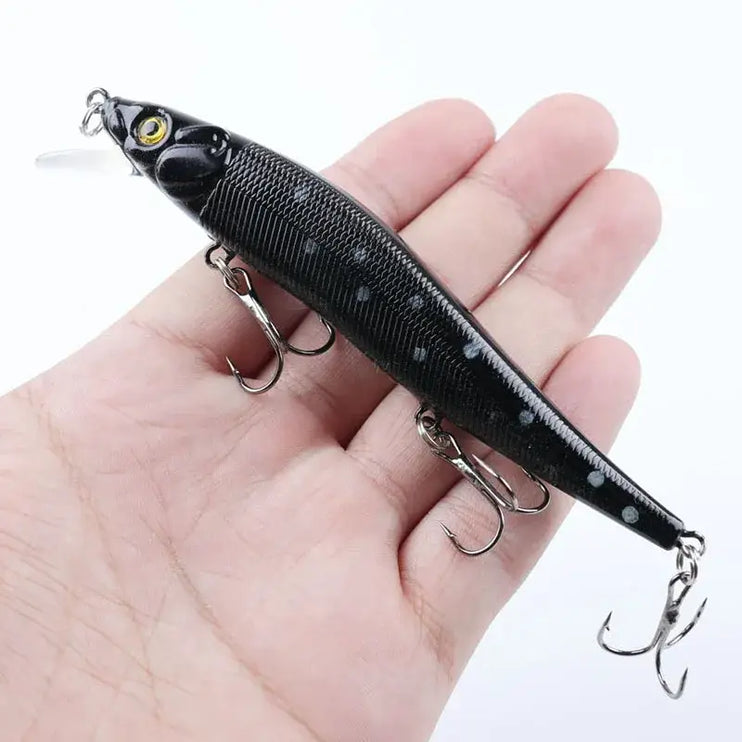 Bionic Hard Fishing Lure with 3D Eyes (11.5cm/14g) – 5/10pcs