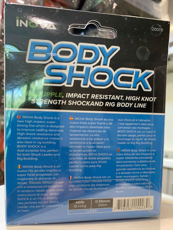 INOVA Body Shock Shock Leader & Rig Body Line | 40–80lb