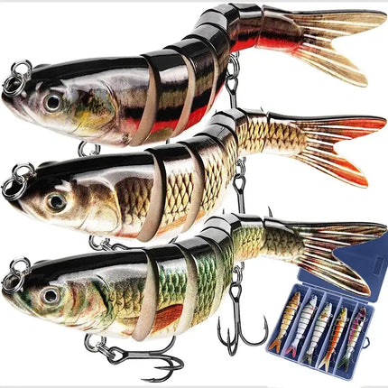 Multi-Jointed Bionic Fishing Lure 10cm/12.4g – 1/3/5pcs