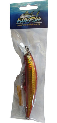 Meanfish 120mm 45g Sinking Minnow Lure with 3D Eyes