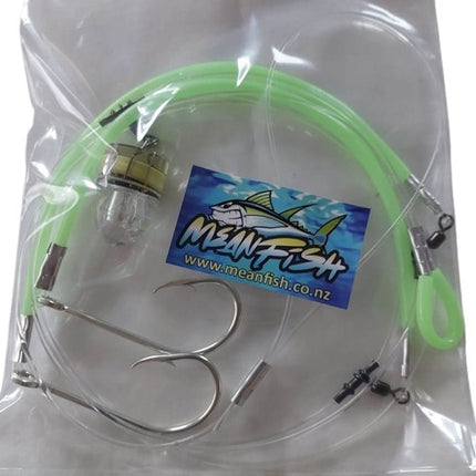 MeanFish Hapuka Rig 14/0 – Heavy Duty Deep Drop Grouper Rig with Light 310lb Trace 2 Hook