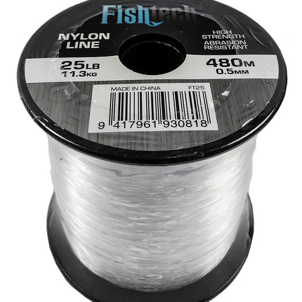 Nylon Fishing Line - 25LB - 480m Rolls