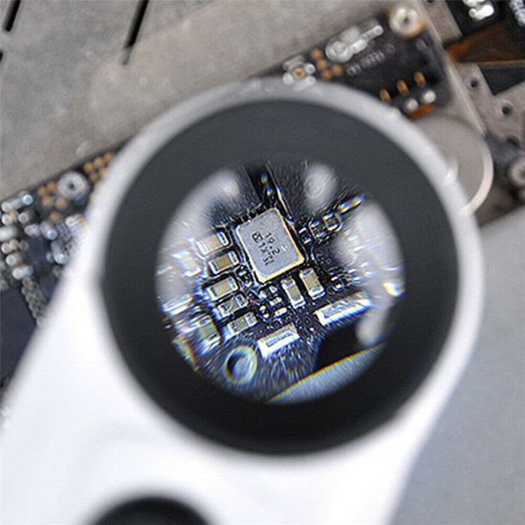 40X Magnifier Glass Jeweler Eye with 2 LED Lights